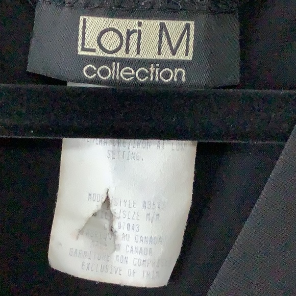 Lori M Collection Black Dress - Picture 8 of 8